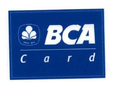 Trademark BCA CARD + LOGO