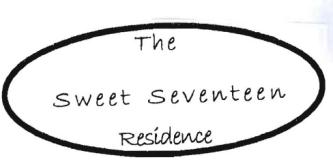 Trademark THE SWEET SEVENTEEN RESIDENCE