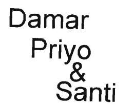 Trademark DAMAR PRIO DAN SANTI
