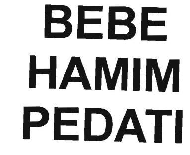 Trademark BABE HAMIM PEDATI