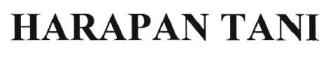 Trademark HARAPAN TANI