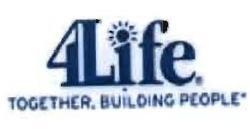 Trademark 4Life TOGETHER, BUILDING PEOPLE
