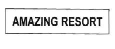 Trademark AMAZING RESORT