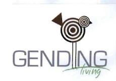 Trademark GENDING LIVING + LOGO