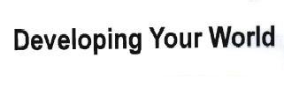 Trademark DEVELOPING YOUR WORLD