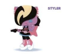 Trademark HARD ROCK - STYLER + LUKISAN BONEKA