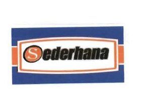 Trademark SEDERHANA