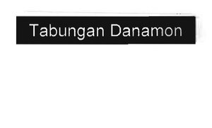 Trademark TABUNGAN DANAMON