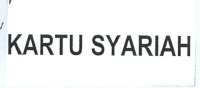 Trademark KARTU SYARIAH