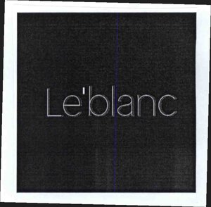 Trademark Le' blanc