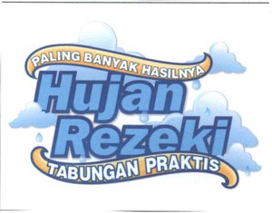 Trademark Hujan Rejeki,Paling Banyak Hasilnya, Tabungan Praktis + Gambar