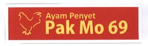 Trademark AYAM PENYET PAK MO 69