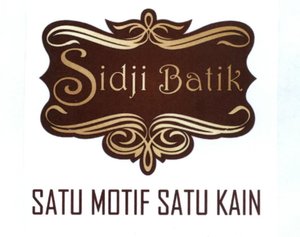 Trademark SIDJI BATIK SATU MOTIF SATU KAIN + LUKISAN