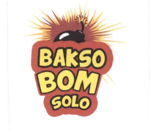 Trademark BAKSO BOM SOLO + LOGO