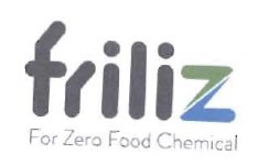 Trademark FRILIZ FOR ZERO FOOD CHEMICAL