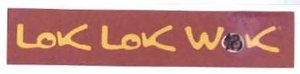 Trademark LOK LOK WOK & LOGO