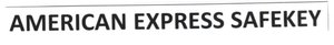 Trademark AMERICAN EXPRESS SAFEKEY