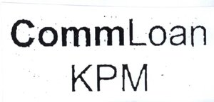 Trademark COMMLOAN KPM