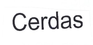 Trademark CERDAS