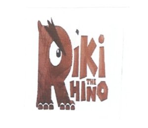 Trademark Logo dan tulisan Riki the Rhino