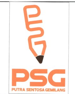 Trademark Logo dan tulisan "Putra Sentosa Gemilang/ PSG" and Device