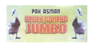 Trademark PAK ASMAN BEBEK GORENG JUMBO