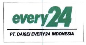 Trademark Every24 PT. DAISEI EVERY24 INDONESIA Bagian dari nama Pemohon