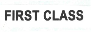 Trademark FIRST CLASS