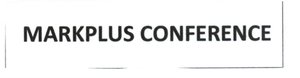 Trademark MARKPLUS CONFERENCE