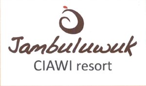 Trademark Jambuluwuk CIAWI resort + Logo