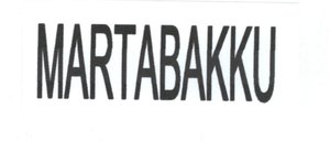 Trademark MARTABAKKU