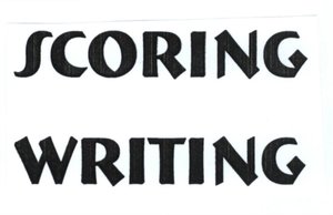 Trademark SCORING WRITING