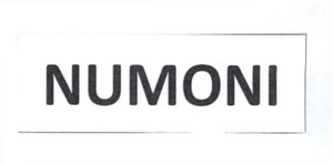 Trademark NUMONI