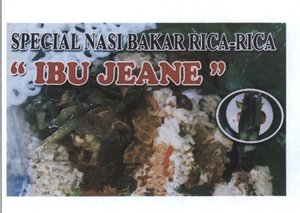 Trademark SPECIAL NASI BAKAR RICA - RICA IBU JEANE