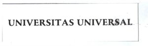 Trademark UNIVERSITAS UNIVERSAL
