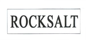 Trademark ROCKSALT