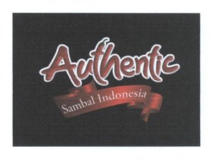 Trademark AUTHENTIC SAMBAL INDONESIA