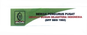 Trademark DEWAN PENGURUS PUSAT SERIKAT BURUH SEJAHTERA INDONESIA (DPP SBSI 1992) + Logo