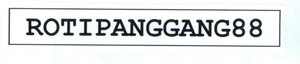 Trademark ROTIPANGGANG88