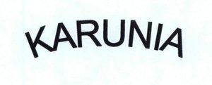 Trademark KARUNIA