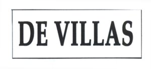 Trademark DE VILLAS