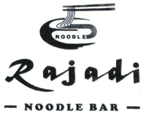 Trademark RAJADI NOODLE BAR + Logo