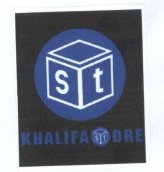 Trademark KHALIFA STORE + Logo ST