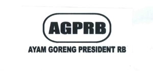 Trademark AGPRB AYAM GORENG PRESIDENT RB