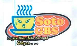 Trademark SOTO GBS + LOGO - Sajian Khas Bikin Keringat Gobyos ...