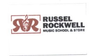 Trademark RUSSEL ROCKWELL MUSIC SCHOOL & STORE + LOGO