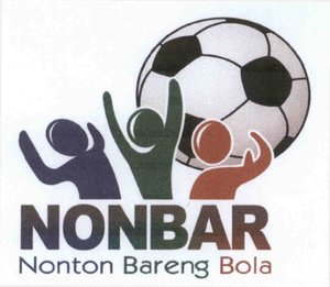 Trademark LOGO + NONBAR Nonton Bareng Bola