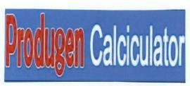 Trademark PRODUGEN CALCICULATOR