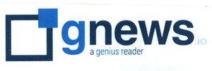 Trademark GNEWS.IO A GENIUS READER + LOGO