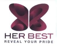 Trademark HER BEST REVEAL YOUR PRIDE + LOGO